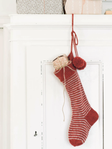 Sandnes Garn Knitting Pattern - Stripe Christmas stocking