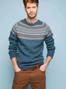 Sandnes Garn Knitting Pattern - Elgseter Sweater