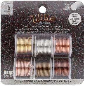 The Beadsmith Wire Elements tarnish reisitant wire assortment
