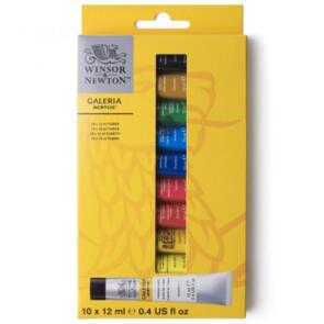 Winsor & Newton Galeria Acrylic Set - 12ml Set 10pc