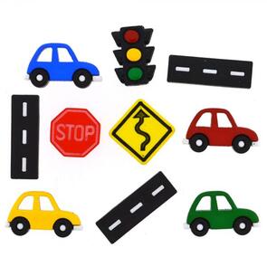 Dress It Up Embellishments - On the Road Again