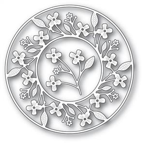 Memory Box Cottage Flower Circle Frame - Dies