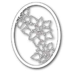 Memory Box Die - Poinsettia Oval