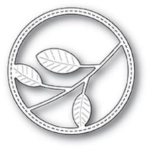 Memory Box Dies - Modern Leaf Circle Frame