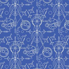Andover Fabric Alison Glass - Sun Prints 2022 - Galaxy Mercury