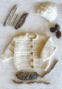 Lisa F BC150 Lowen Cardi & Hat - Knitting Pattern / Kit
