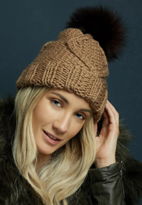 Rowan Knitting Kit / Pattern - Abi Hat with Pom Pom