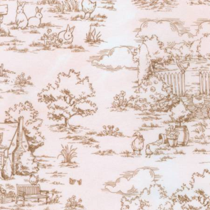 Robert Kaufman Bunny Lane - Toile - Blush