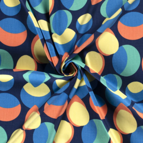 Nooteboom Woven Viscose Pattern #19266 - Colour 8 - Navy