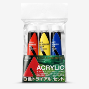 Holbein Heavy Body Acrylic Trial Sample Set of 3 - 20ml
