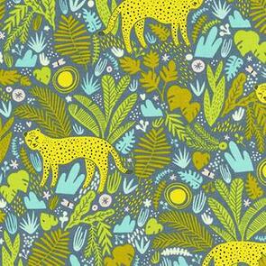 Robert Kaufman Hello Lucky! Wild & Free AIL-19556-304 SHADOW