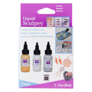 Sculpey Liquid Metallics Pack 3