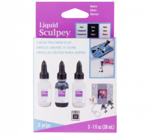 Sculpey Liquid Bakeable Medium Set 3pc