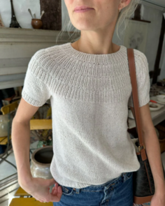 Petite Knit Anker's Summer Shirt - Knitting Pattern / Kit