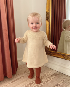 Petite Knit Anker's Dress - Knitting Pattern / Kit