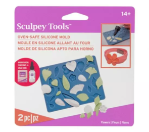 Sculpey Silicone Bakeable Mold - Flowers