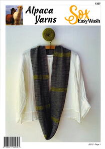 Alpaca Yarns 1307 - Sox EasyWash Cowl - Knitting Pattern / Kit