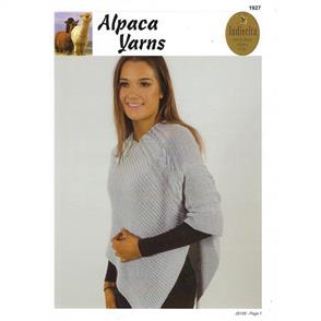 Alpaca Yarns 1927 Poncho - Knitting Pattern / Kit