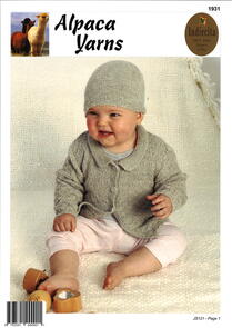 Alpaca Yarns 1931 - Jacket and Beanie - Knitting Pattern / Kit