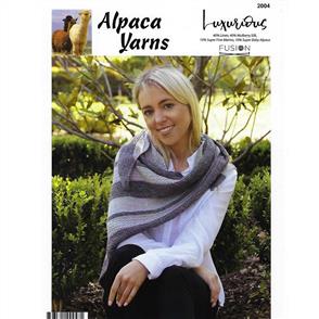 Alpaca Yarns 2004 Texture Wrap - Knitting Pattern / Kit
