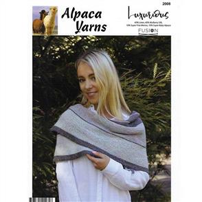 Alpaca Yarns 2008 Multicolour Shawl - Knitting Pattern / Kit