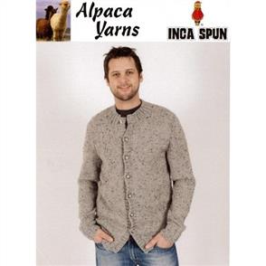 Alpaca Yarns 2622 Man's Rib Cardigan - Knitting Pattern / Kit