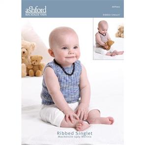 Ashford Knitting Pattern - Ribbed Singlet