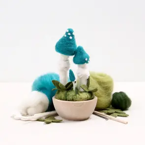 Benzie Design Needle Felting Kit, Blue Roundhead
