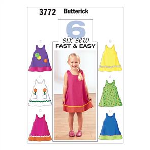 Butterick Pattern 3772 Toddlers' & Children's Dress