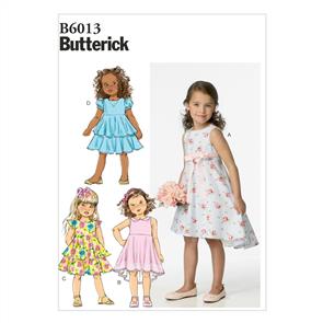 Butterick Pattern 6013 Children's/Girls' Dress