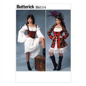Butterick Pattern 6114 Misses' Costume