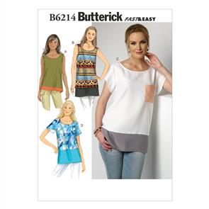 Butterick Pattern 6214 Misses' Top