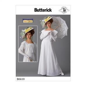 Butterick Pattern 6610 Misses' Costume and Hat