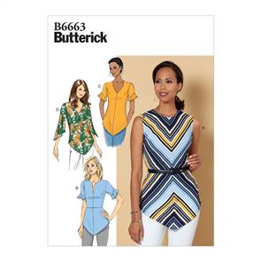 Butterick Pattern 6663 Misses' Top