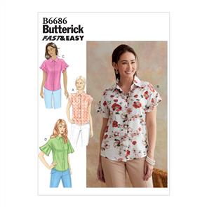 Butterick Pattern 6686 Misses' Top