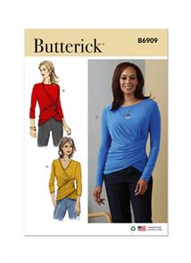 Butterick Pattern 6909 Misses' Knit Top