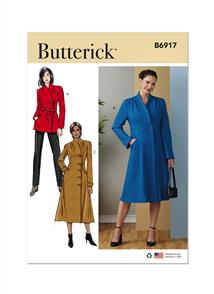 Butterick Pattern 6917 Misses' Coat