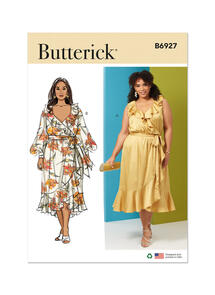 Butterick Women's Dress and Sash