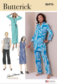 Butterick Sewing Pattern Misses' Lounge Set by Palmer/Pletsch B6976