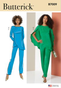 Butterick Sewing Pattern Misses' Tunics and Pants B7009