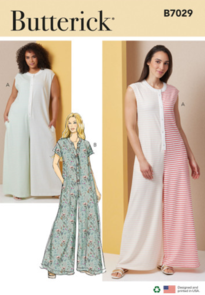 Butterick Sewing Pattern Misses' and Women's Knit Jumpsuits B7029