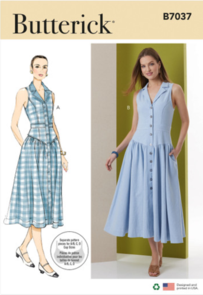 Butterick Sewing Pattern Misses' Dress B7037