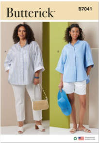 Butterick Sewing Pattern Misses' and Women's Shirts B7041