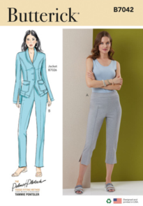 Butterick Sewing Pattern Misses' Pants by Palmer/Pletsch B7042