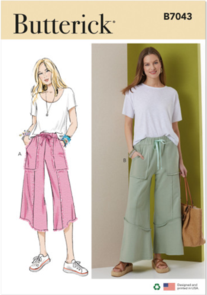 Butterick Sewing Pattern Misses' Pants B7043