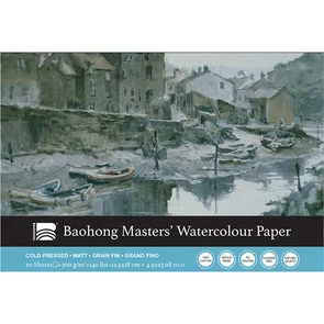 Baohong Masters' Pure Cotton Watercolour Block - Cold Pressed 300gsm