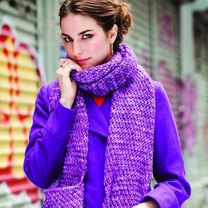 Malabrigo Baxter Scarf- Knitting Kit / Pattern