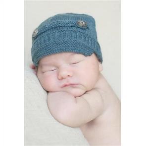 Lisa F Baby Cakes BC22 Baby Newsboy Hat - Knitting Pattern / Kit