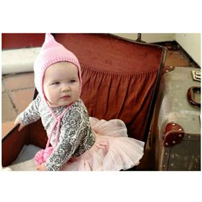 Lisa F Baby Cakes BC27 Pompom Pixie Hat - Knitting Pattern / Kit