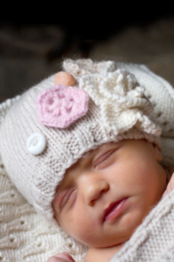 Lisa F BC30 -  Winter Garden Hat - Knitting Pattern / Kit